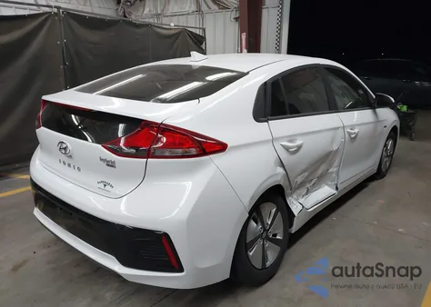 2019 Hyundai Ioniq Hybrid Blue из США, поврежденный, VIN KMHC65LC8KU131313